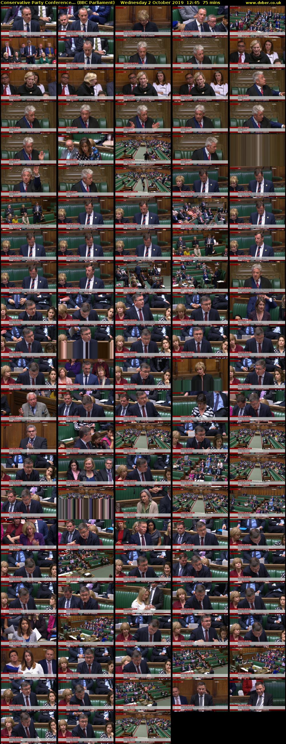 Conservative Party Conference... (BBC Parliament) Wednesday 2 October 2019 12:45 - 14:00