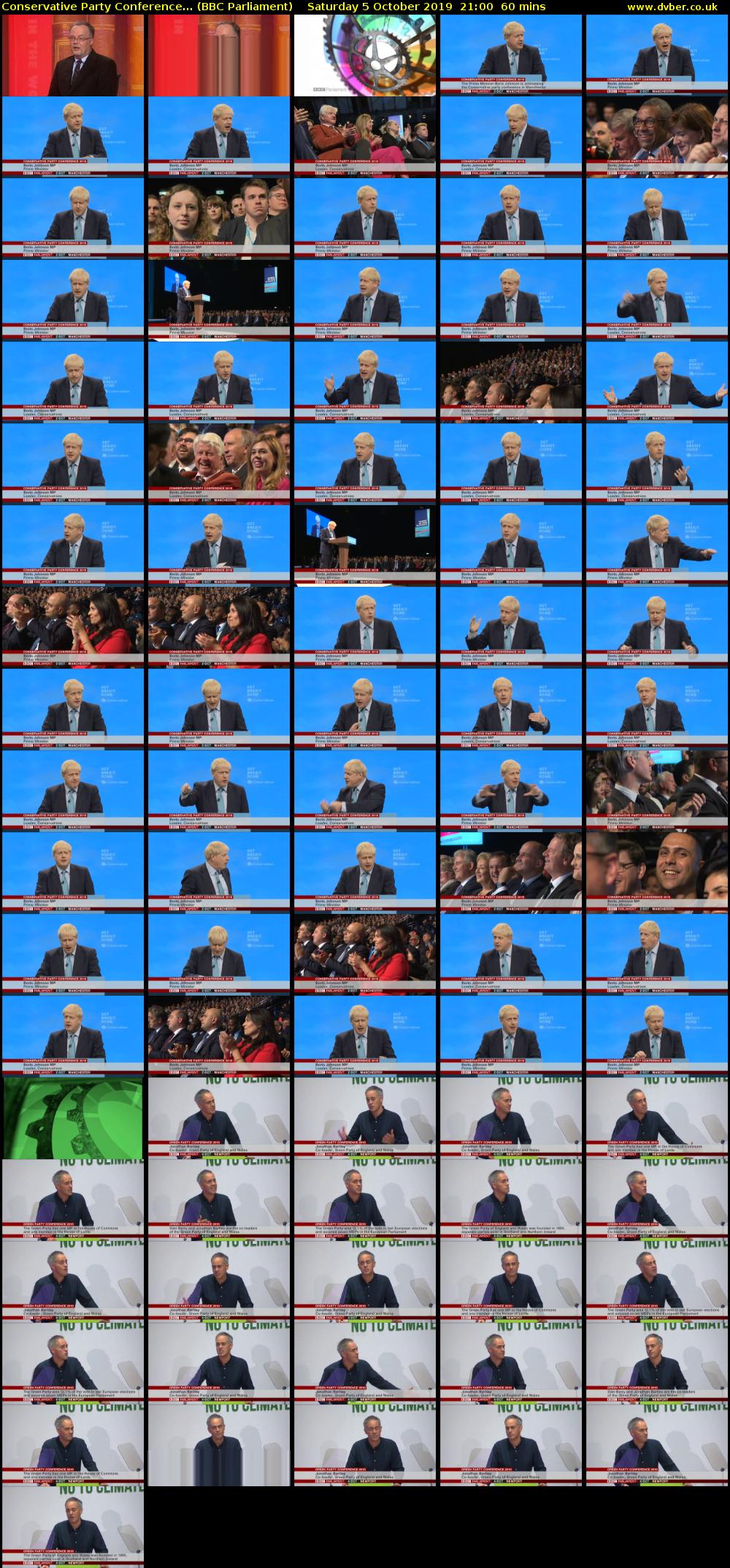 Conservative Party Conference... (BBC Parliament) Saturday 5 October 2019 21:00 - 22:00