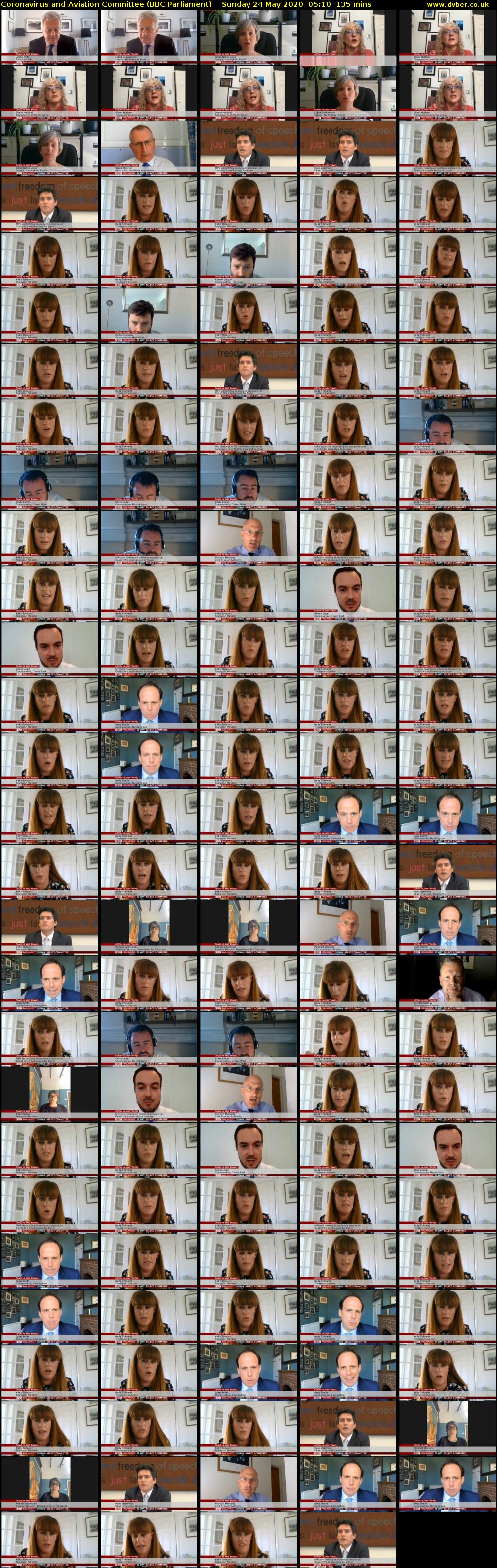 Coronavirus and Aviation Committee (BBC Parliament) Sunday 24 May 2020 05:10 - 07:25