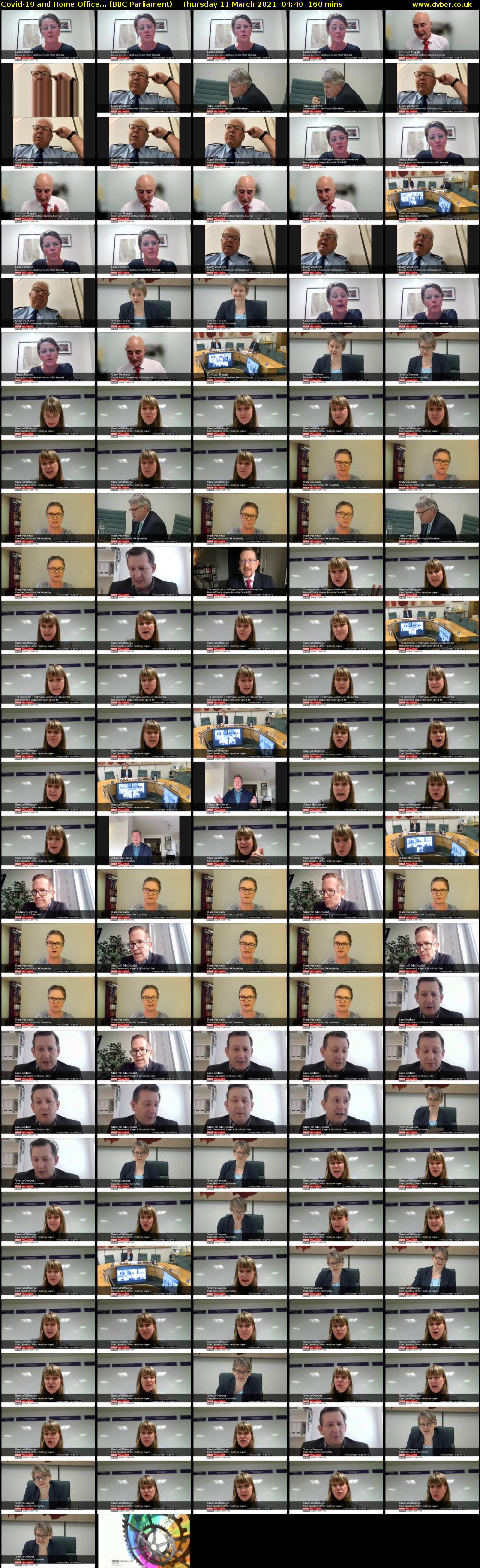Covid-19 and Home Office... (BBC Parliament) Thursday 11 March 2021 04:40 - 07:20