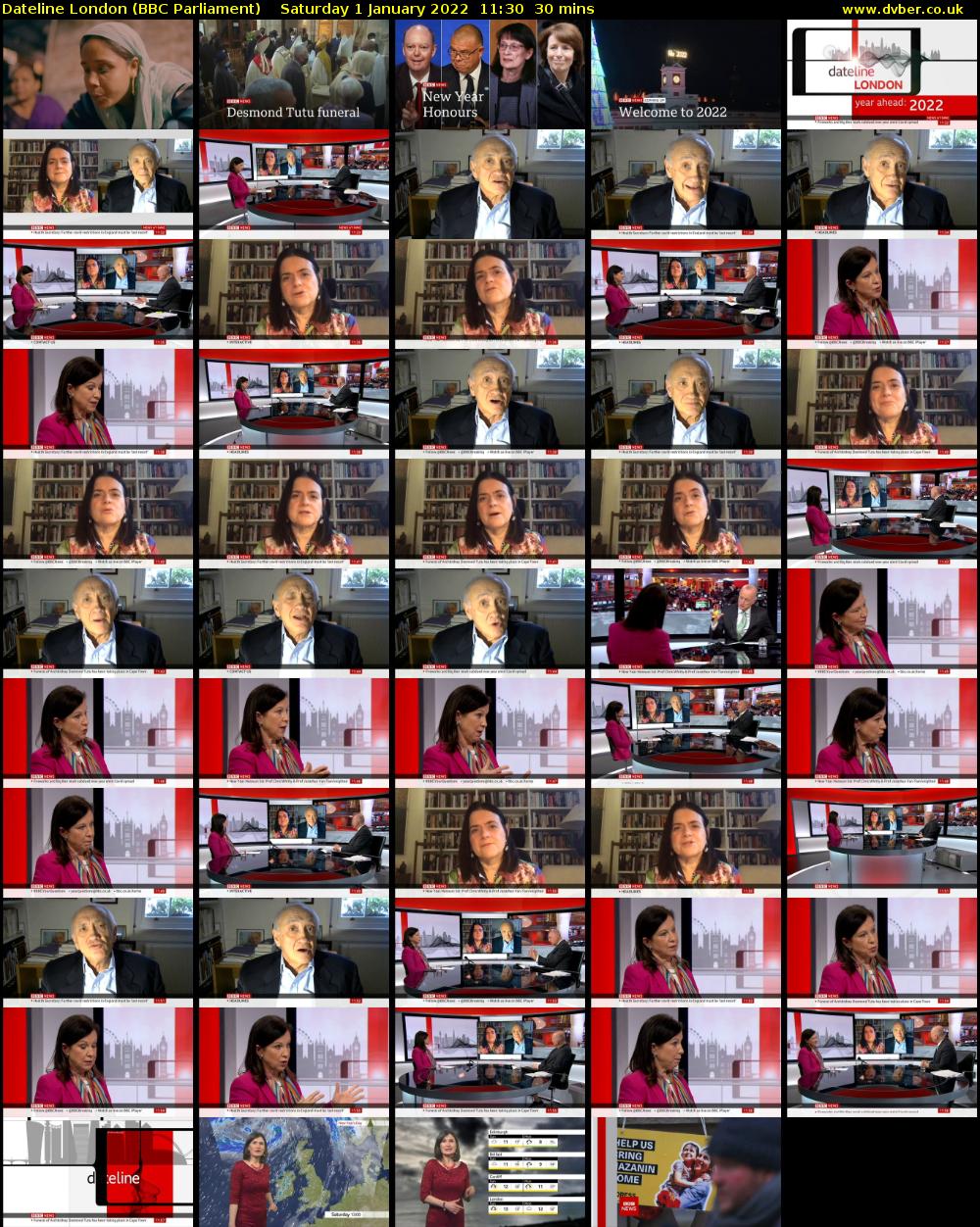 Dateline London (BBC Parliament) Saturday 1 January 2022 11:30 - 12:00