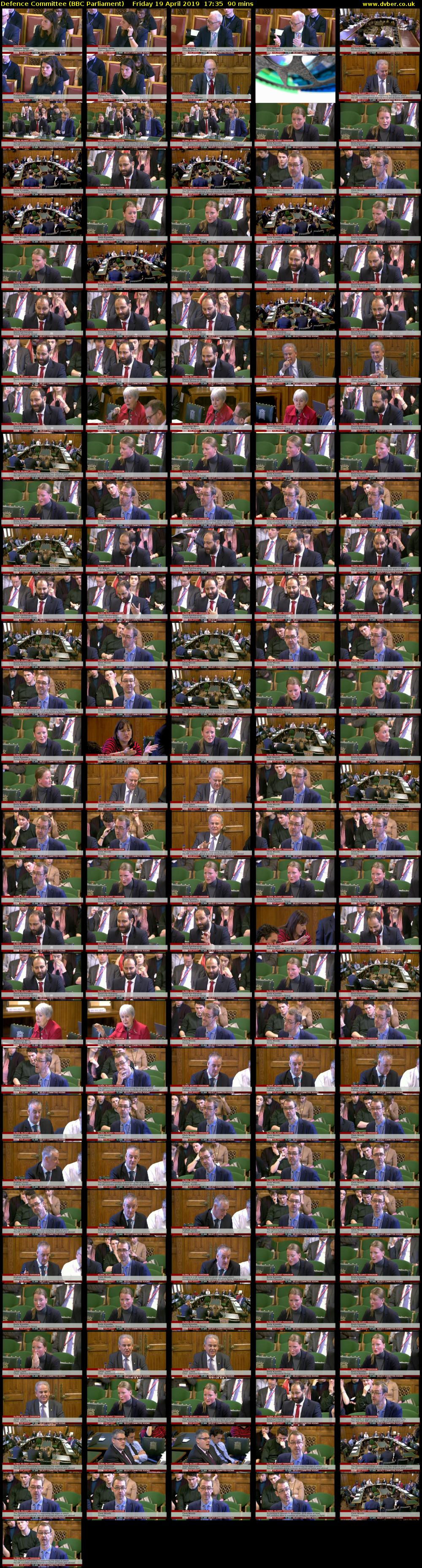 Defence Committee (BBC Parliament) Friday 19 April 2019 17:35 - 19:05