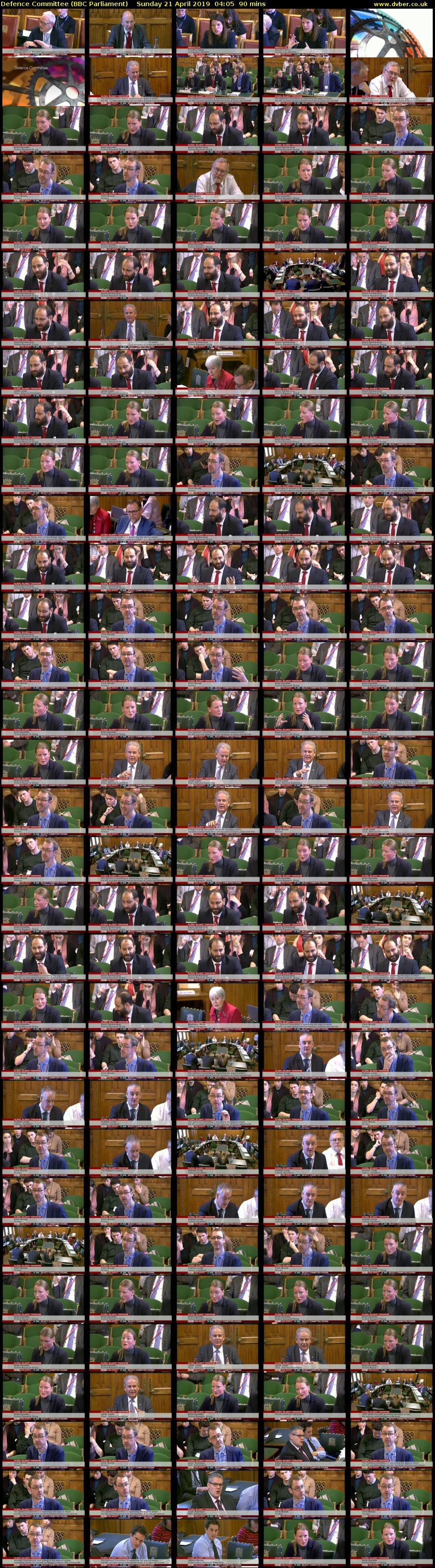 Defence Committee (BBC Parliament) Sunday 21 April 2019 04:05 - 05:35