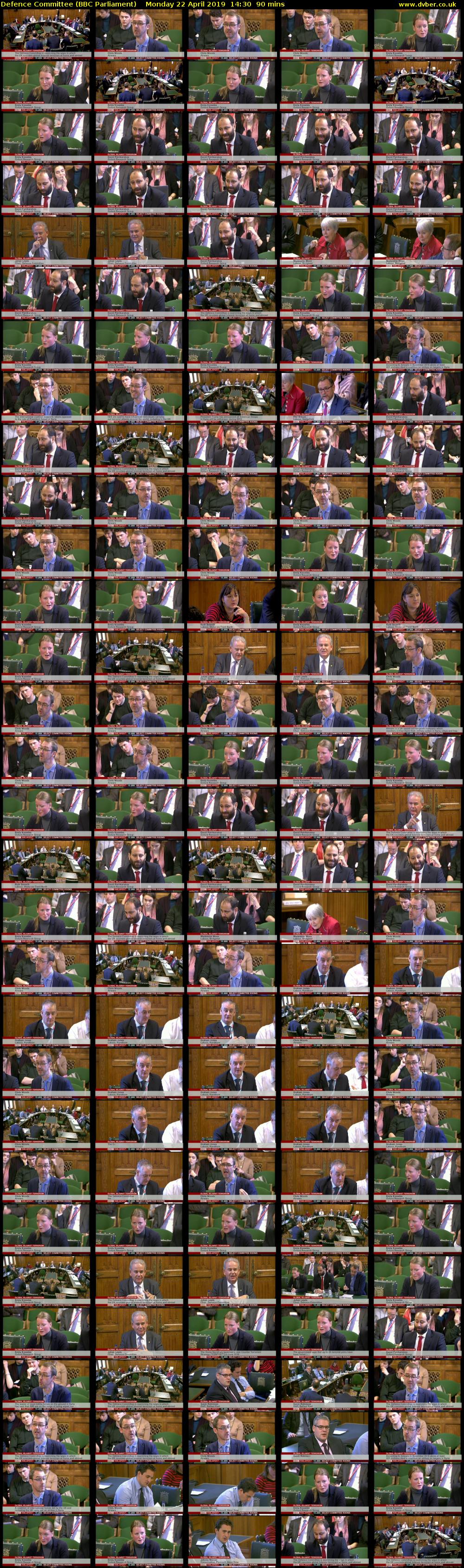 Defence Committee (BBC Parliament) Monday 22 April 2019 14:30 - 16:00