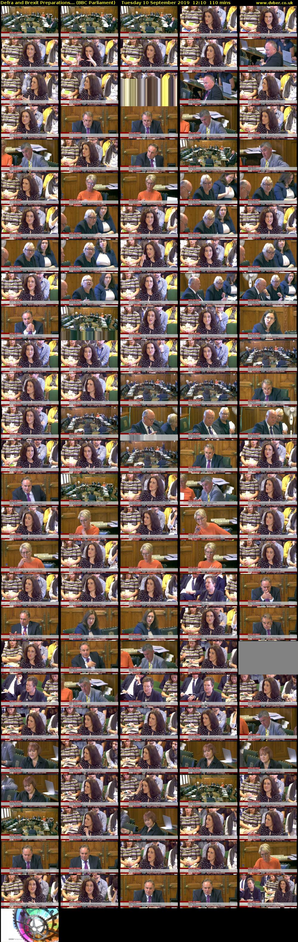 Defra and Brexit Preparations... (BBC Parliament) Tuesday 10 September 2019 12:10 - 14:00