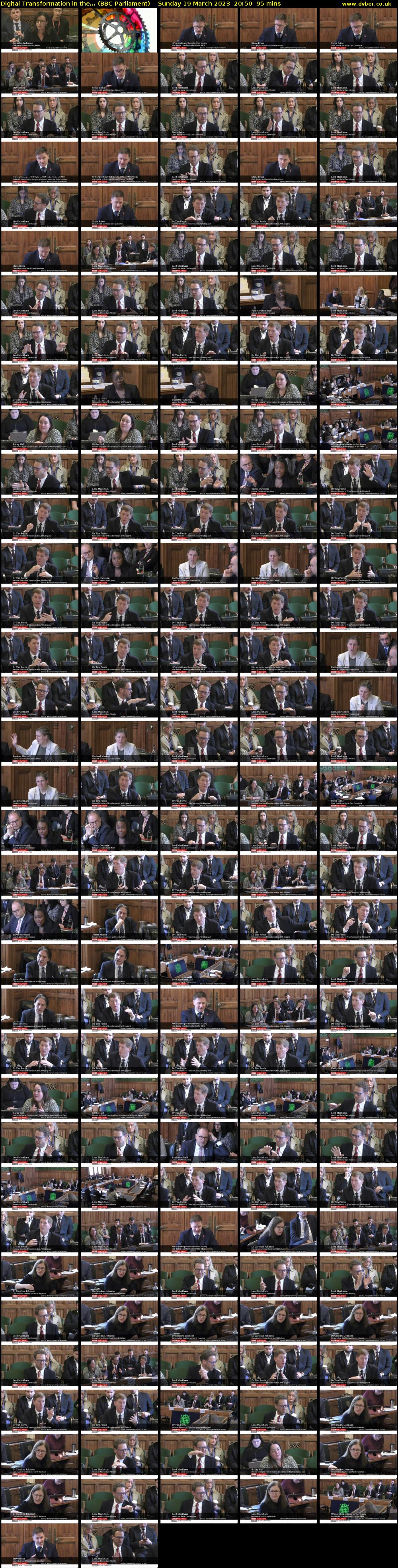 Digital Transformation in the... (BBC Parliament) Sunday 19 March 2023 20:50 - 22:25