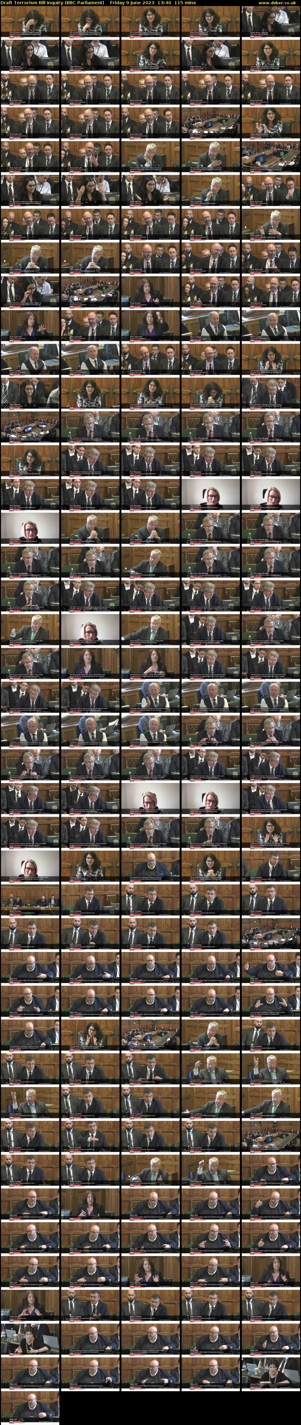 Draft Terrorism Bill Inquiry (BBC Parliament) Friday 9 June 2023 13:40 - 15:35