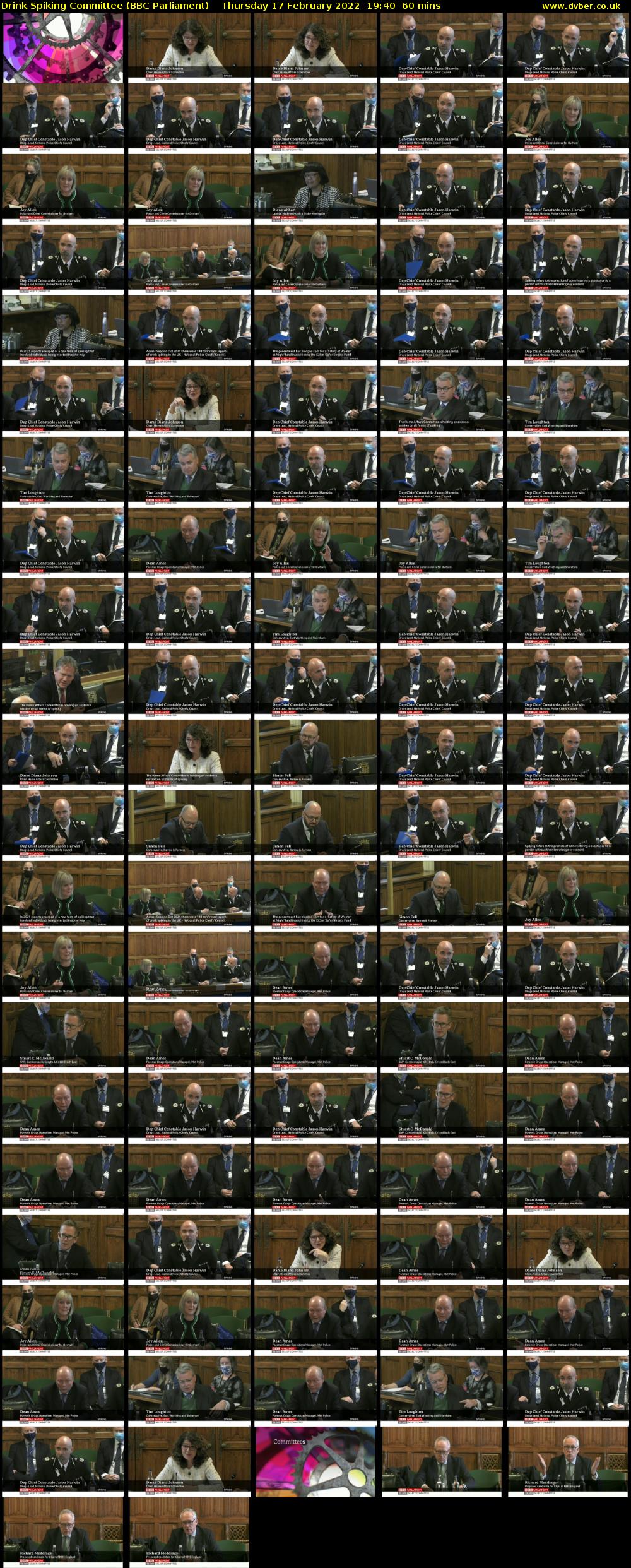 Drink Spiking Committee (BBC Parliament) Thursday 17 February 2022 19:40 - 20:40
