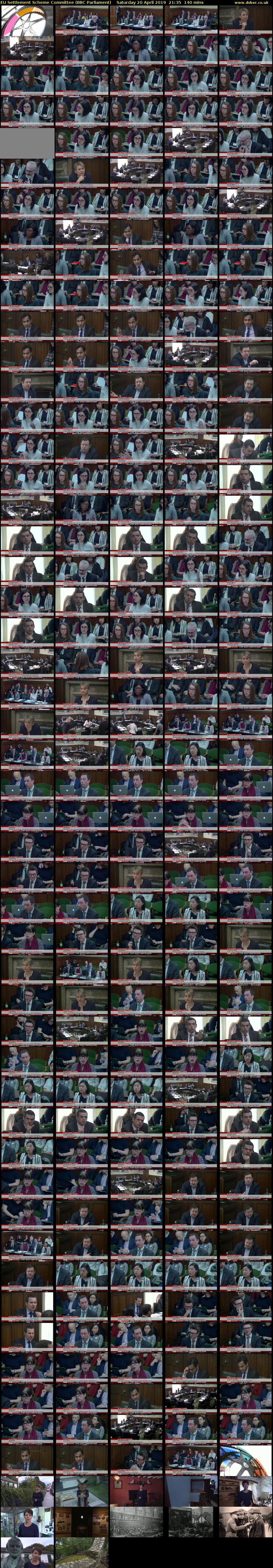 EU Settlement Scheme Committee (BBC Parliament) Saturday 20 April 2019 21:35 - 23:55