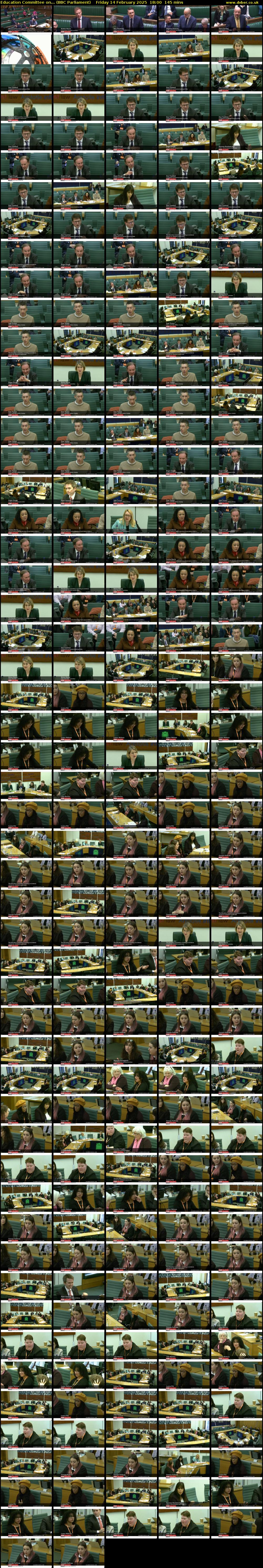 Education Committee on... (BBC Parliament) Friday 14 February 2025 18:00 - 20:25