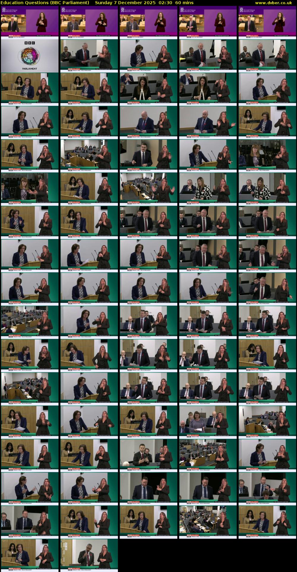 Education Questions (BBC Parliament) Sunday 7 December 2025 02:30 - 03:30