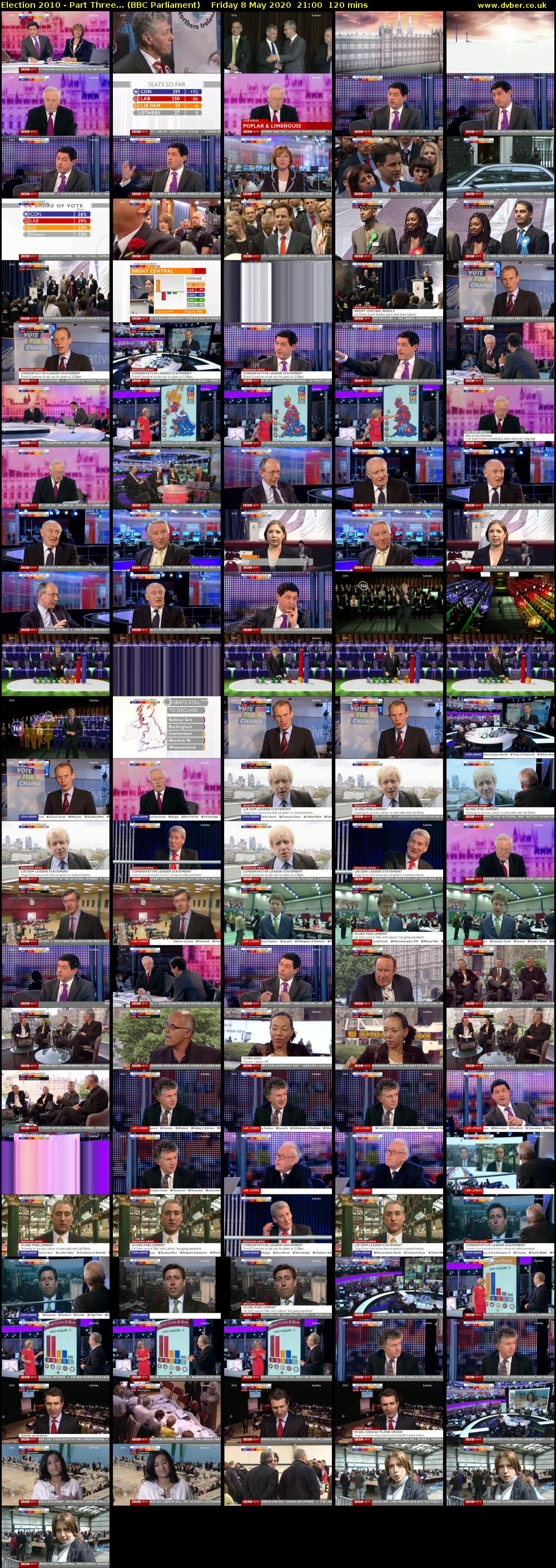 Election 2010 - Part Three... (BBC Parliament) Friday 8 May 2020 21:00 - 23:00
