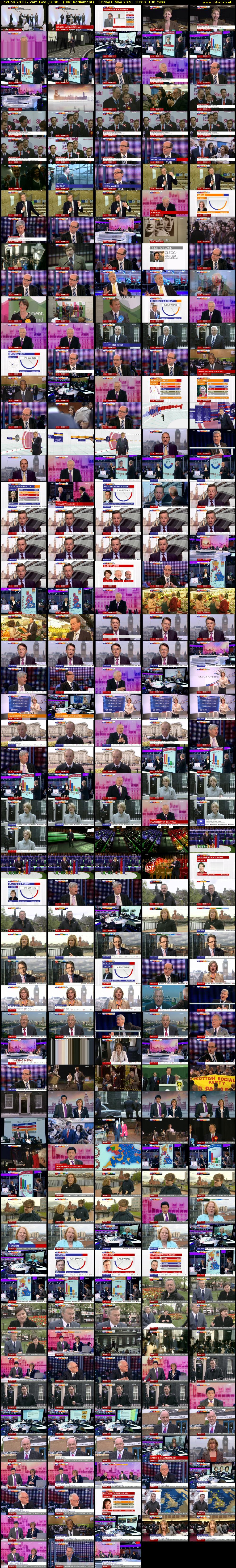 Election 2010 - Part Two (1000... (BBC Parliament) Friday 8 May 2020 18:00 - 21:00