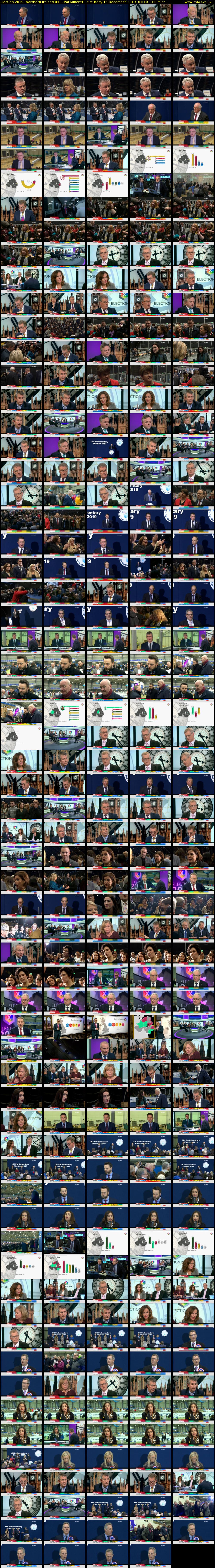 Election 2019: Northern Ireland (BBC Parliament) Saturday 14 December 2019 01:10 - 04:10