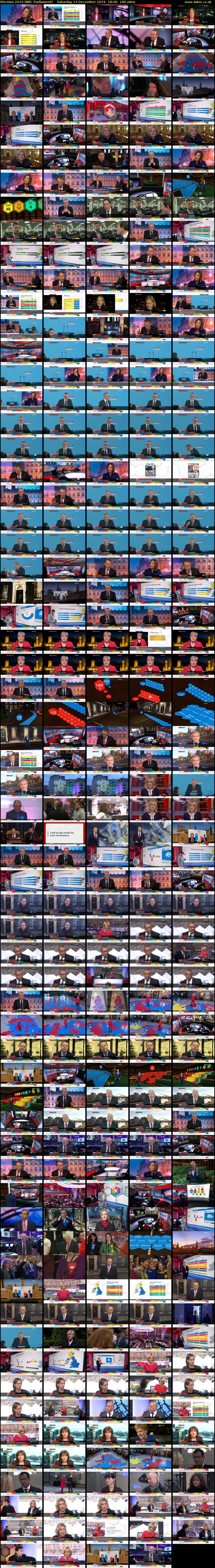Election 2019 (BBC Parliament) Saturday 14 December 2019 18:00 - 21:00