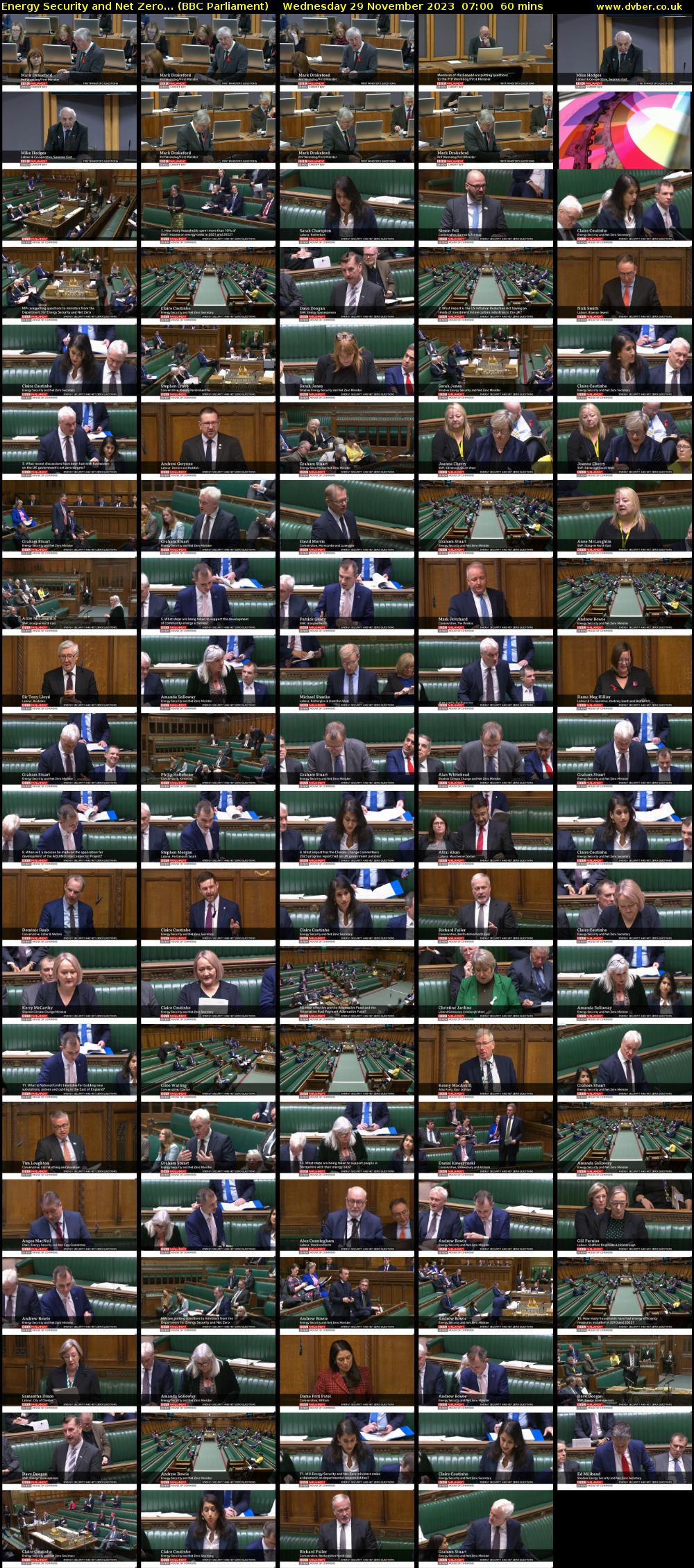 Energy Security and Net Zero... (BBC Parliament) Wednesday 29 November 2023 07:00 - 08:00