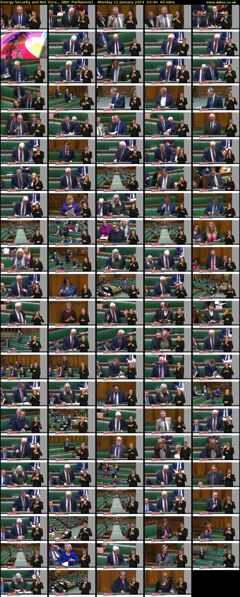 Energy Security and Net Zero... (BBC Parliament) Monday 22 January 2024 02:40 - 03:40