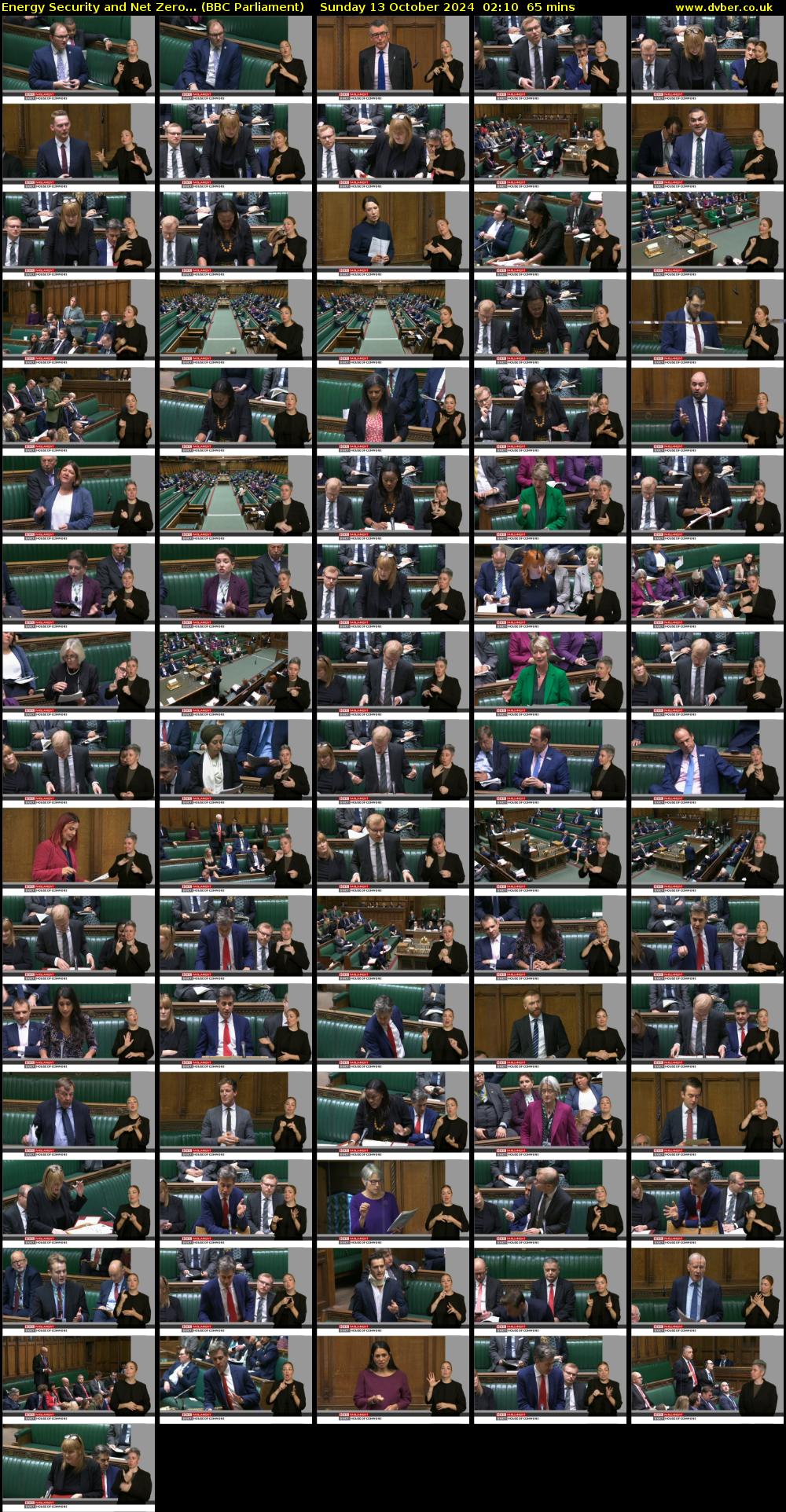Energy Security and Net Zero... (BBC Parliament) Sunday 13 October 2024 02:10 - 03:15