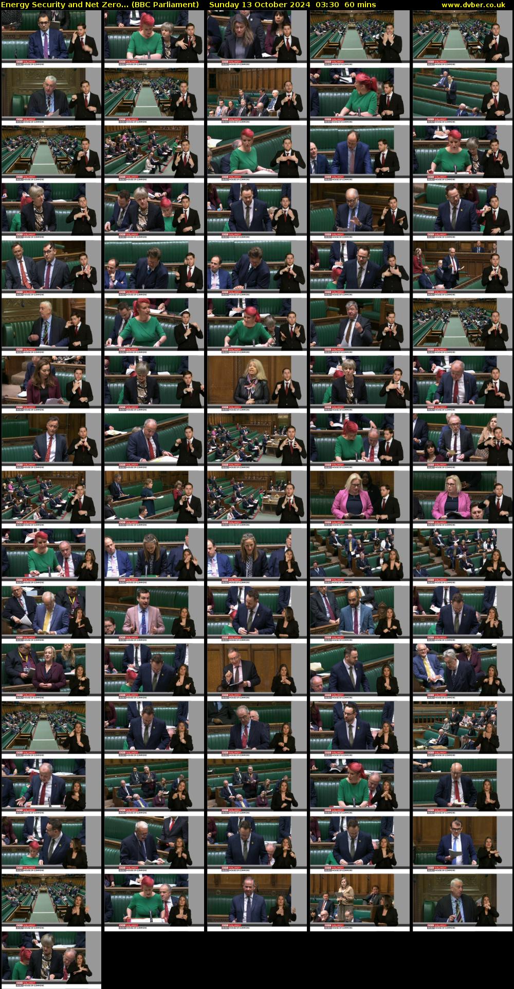 Energy Security and Net Zero... (BBC Parliament) Sunday 13 October 2024 03:30 - 04:30