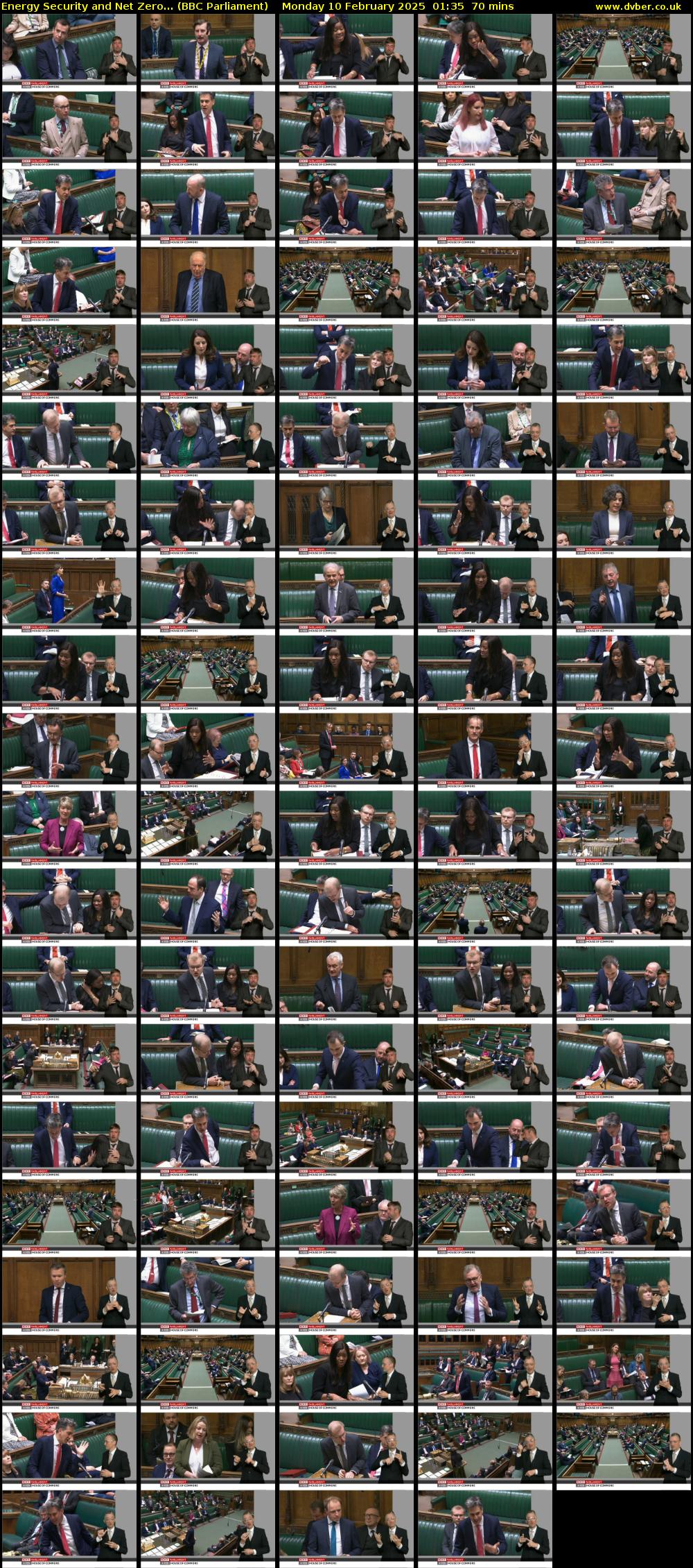 Energy Security and Net Zero... (BBC Parliament) Monday 10 February 2025 01:35 - 02:45