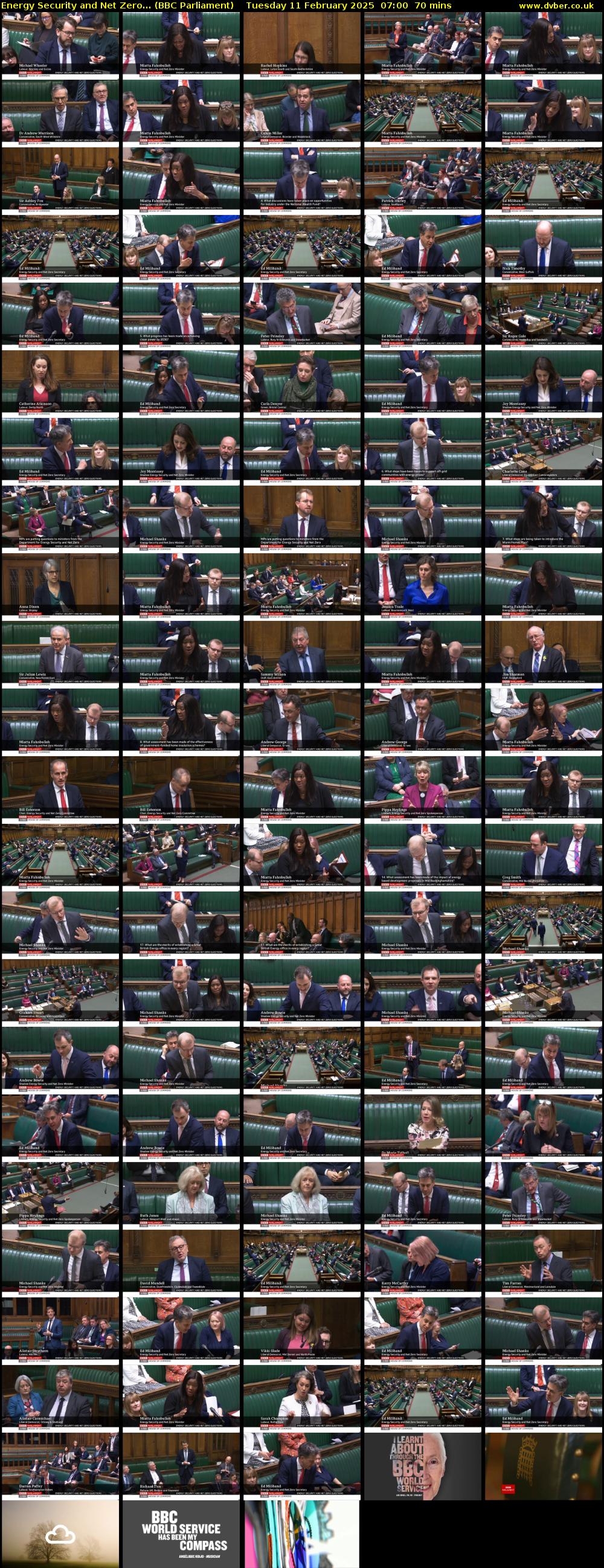 Energy Security and Net Zero... (BBC Parliament) Tuesday 11 February 2025 07:00 - 08:10