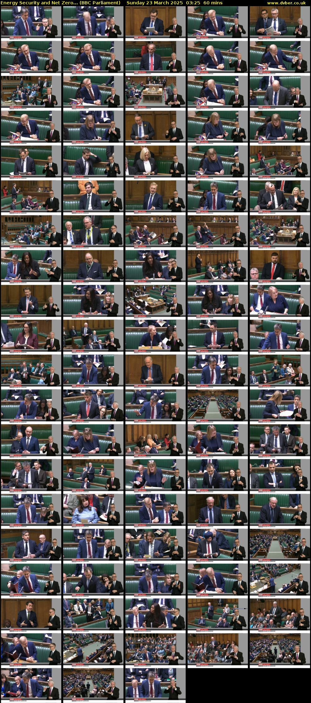 Energy Security and Net Zero... (BBC Parliament) Sunday 23 March 2025 03:25 - 04:25