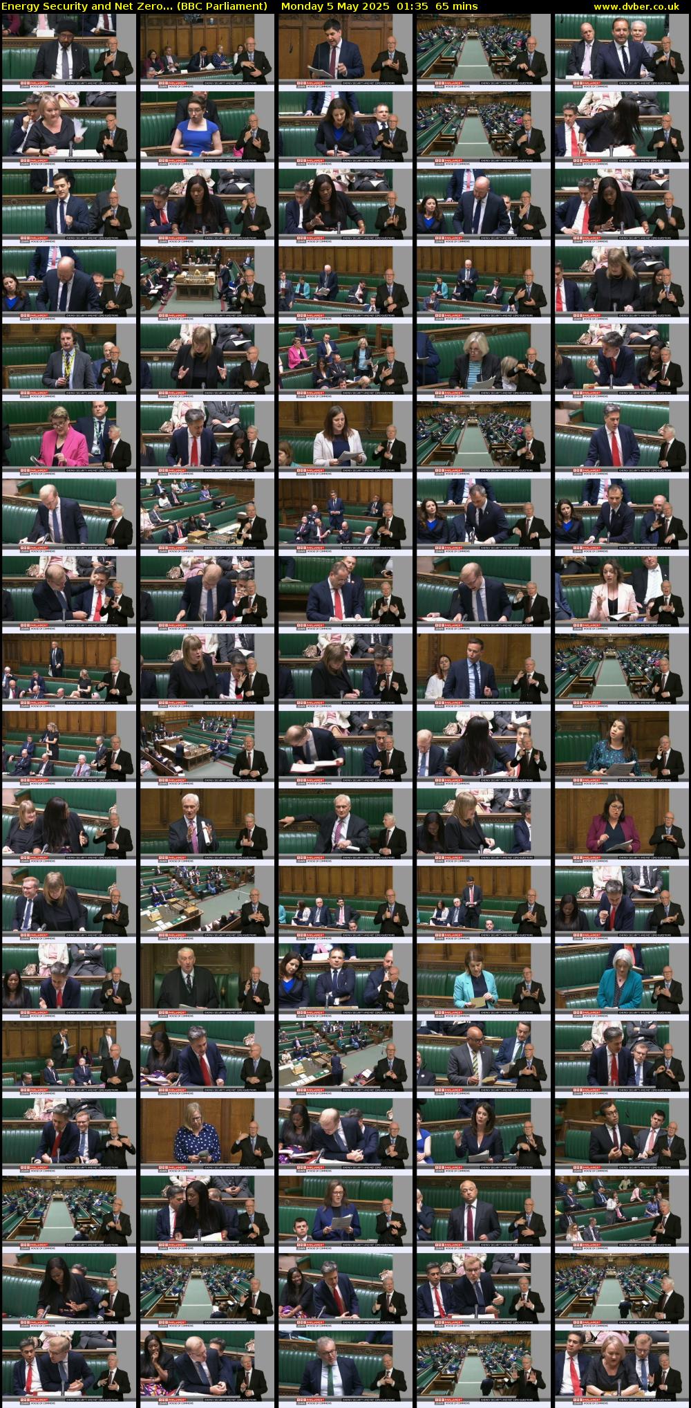 Energy Security and Net Zero... (BBC Parliament) Monday 5 May 2025 01:35 - 02:40