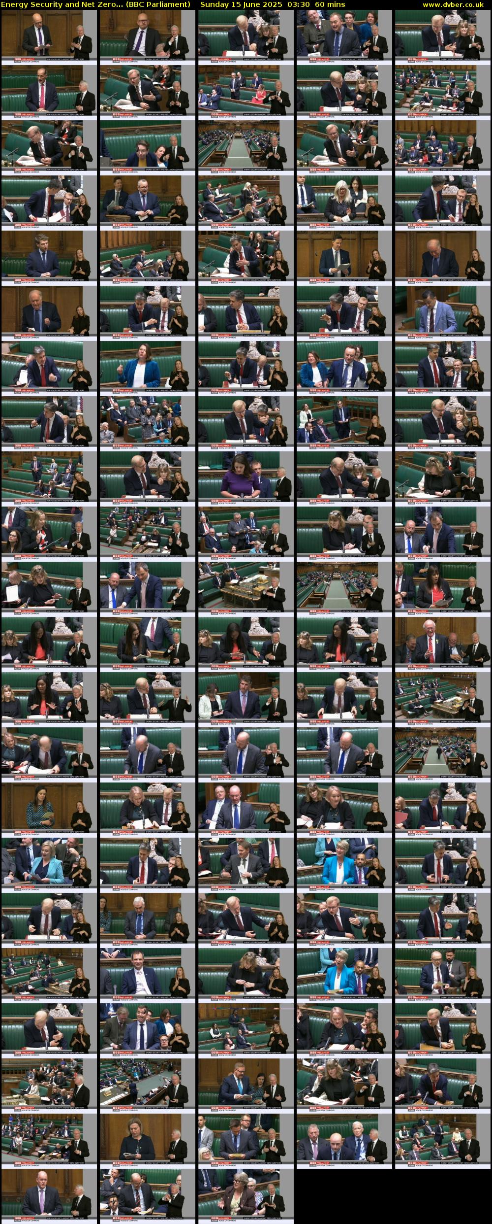 Energy Security and Net Zero... (BBC Parliament) Sunday 15 June 2025 03:30 - 04:30