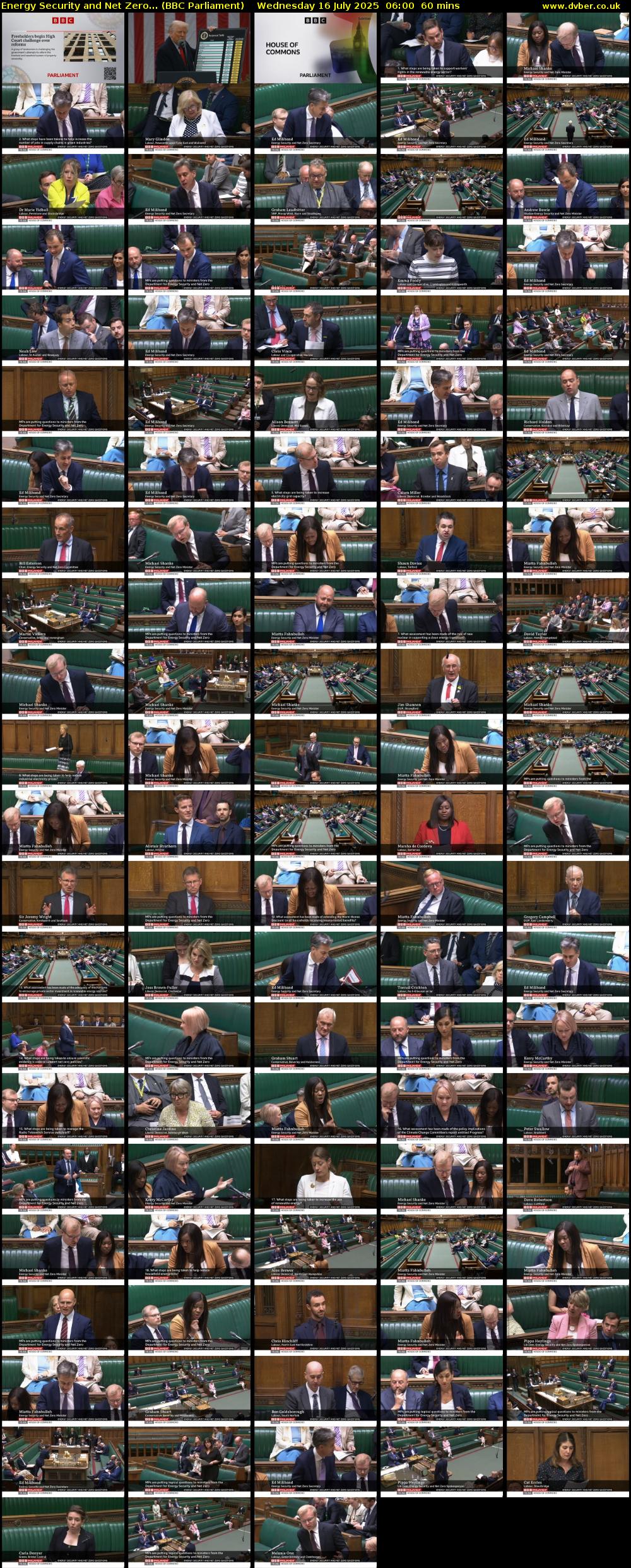 Energy Security and Net Zero... (BBC Parliament) Wednesday 16 July 2025 06:00 - 07:00