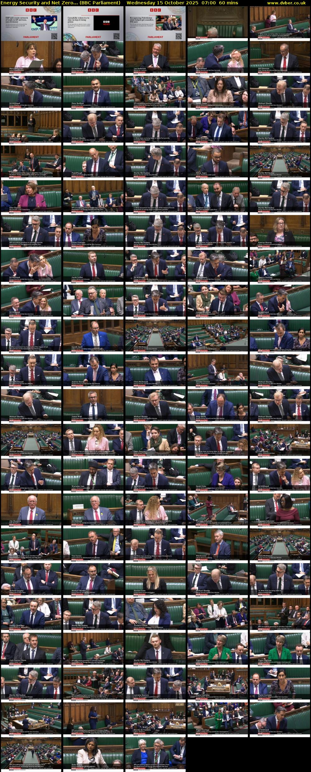 Energy Security and Net Zero... (BBC Parliament) Wednesday 15 October 2025 07:00 - 08:00