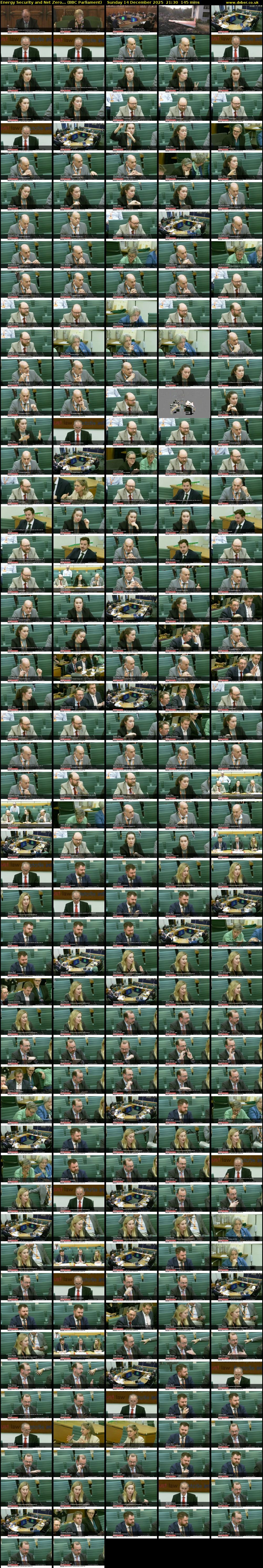 Energy Security and Net Zero... (BBC Parliament) Sunday 14 December 2025 21:30 - 23:55