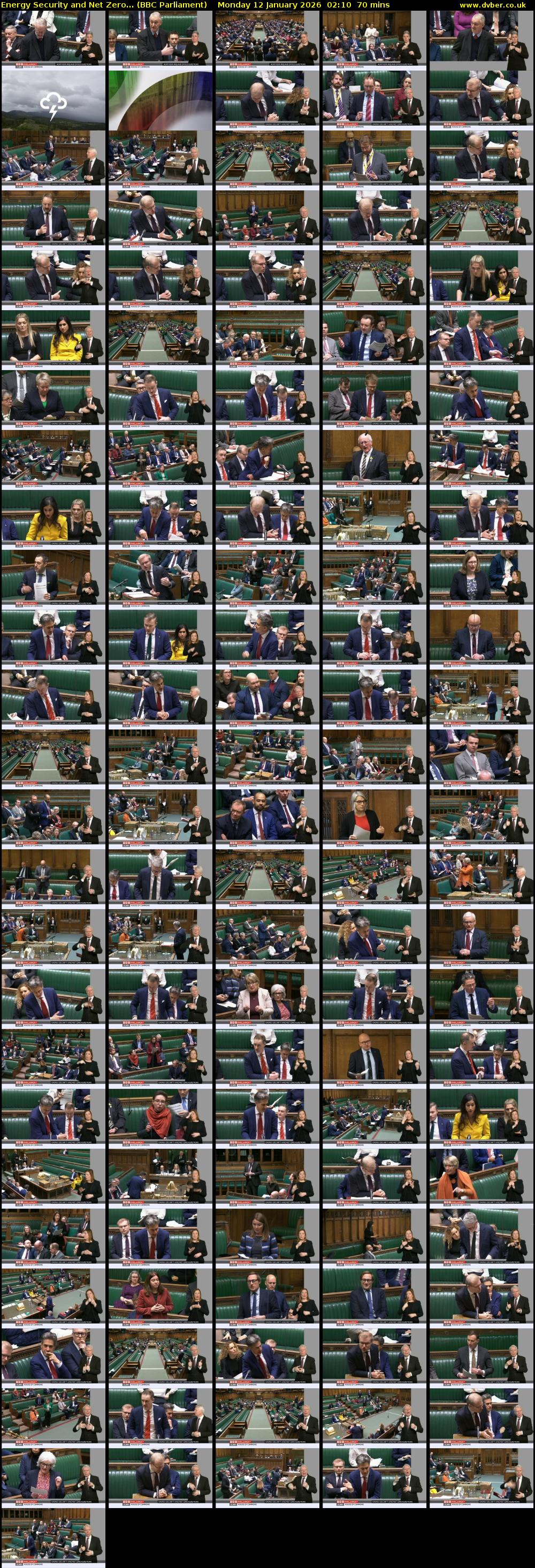 Energy Security and Net Zero... (BBC Parliament) Monday 12 January 2026 02:10 - 03:20