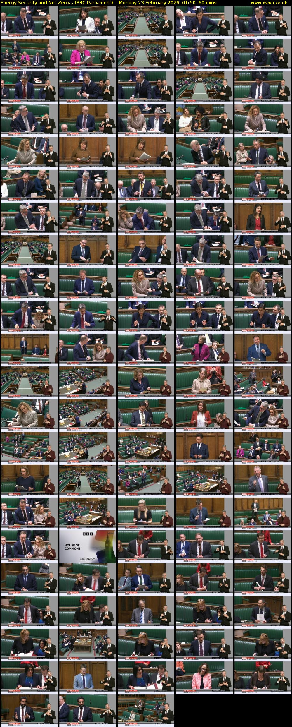 Energy Security and Net Zero... (BBC Parliament) Monday 23 February 2026 01:50 - 02:50