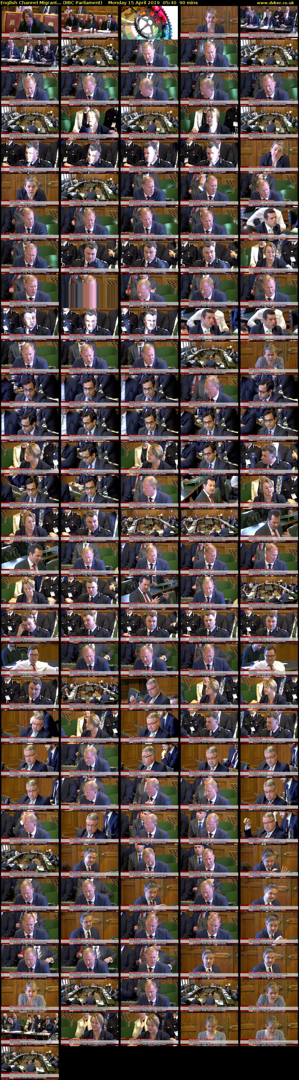 English Channel Migrant... (BBC Parliament) Monday 15 April 2019 05:40 - 07:10