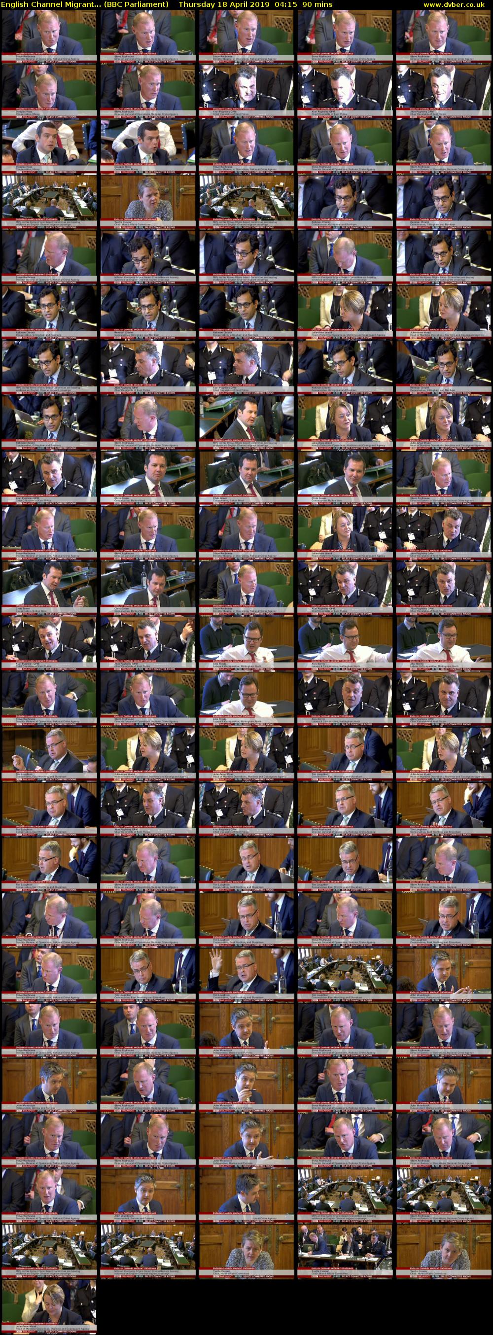 English Channel Migrant... (BBC Parliament) Thursday 18 April 2019 04:15 - 05:45