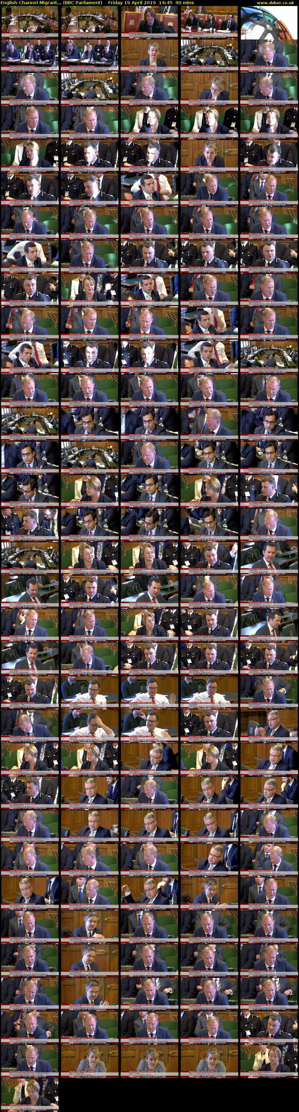 English Channel Migrant... (BBC Parliament) Friday 19 April 2019 14:45 - 16:15