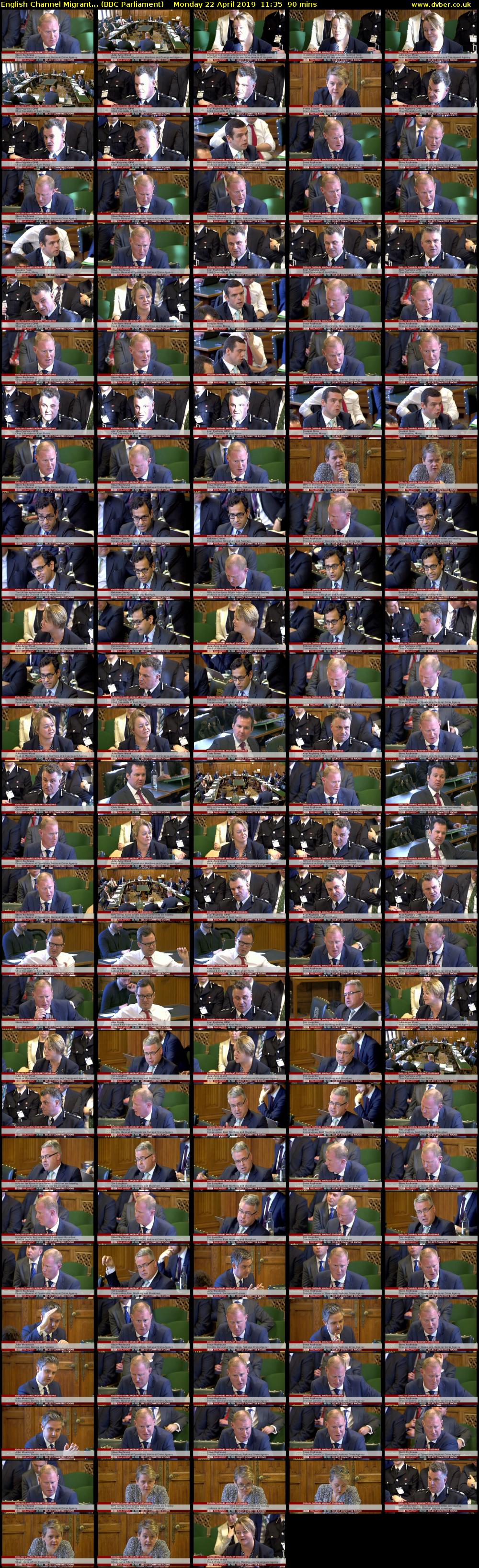 English Channel Migrant... (BBC Parliament) Monday 22 April 2019 11:35 - 13:05