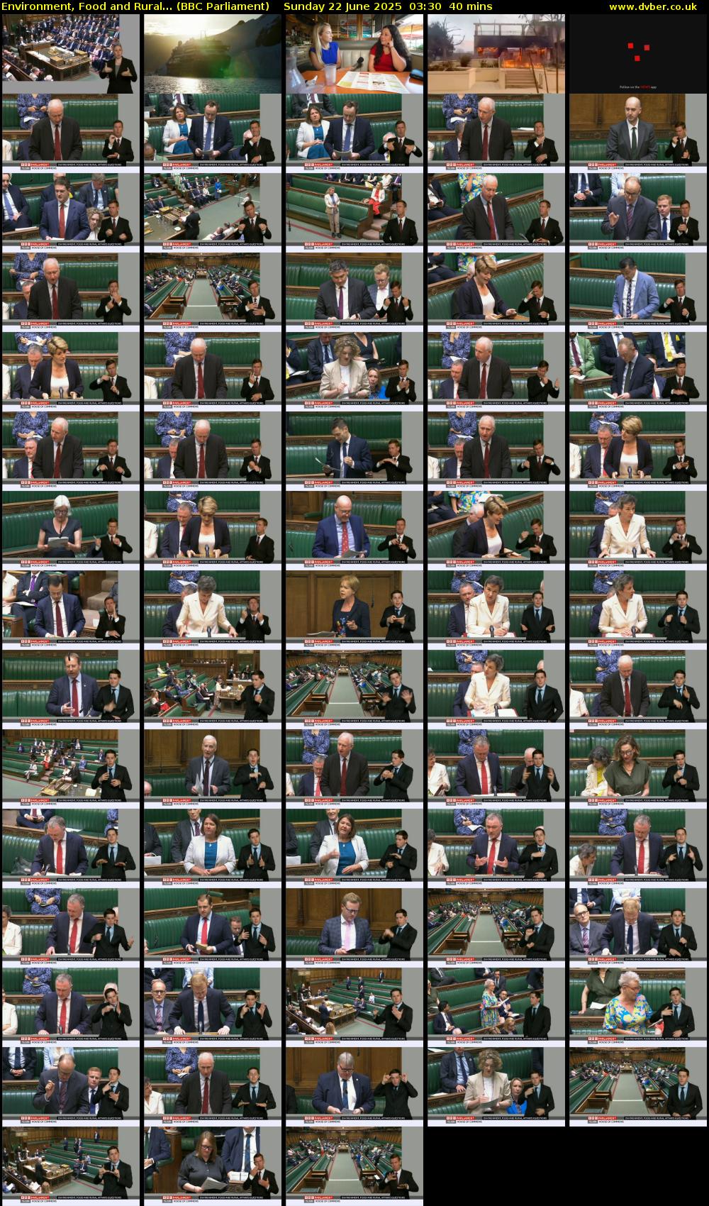 Environment, Food and Rural... (BBC Parliament) Sunday 22 June 2025 03:30 - 04:10