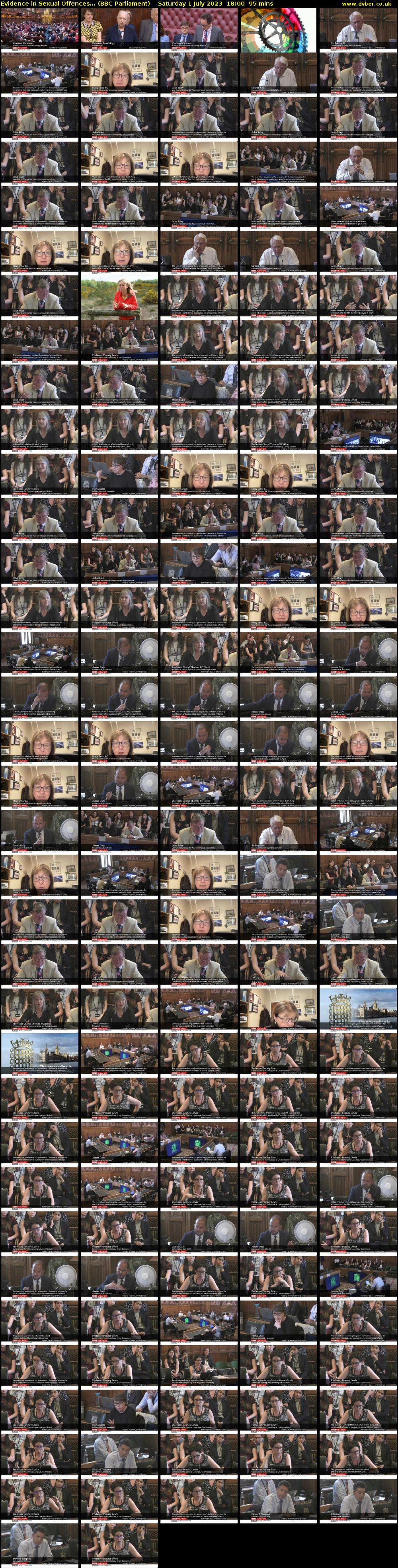 Evidence in Sexual Offences... (BBC Parliament) Saturday 1 July 2023 18:00 - 19:35