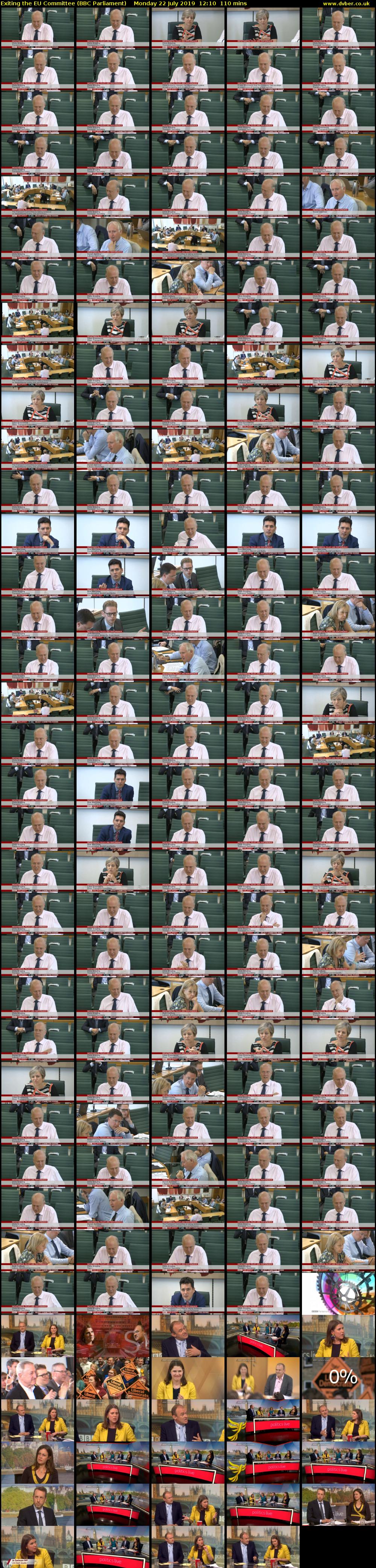 Exiting the EU Committee (BBC Parliament) Monday 22 July 2019 12:10 - 14:00
