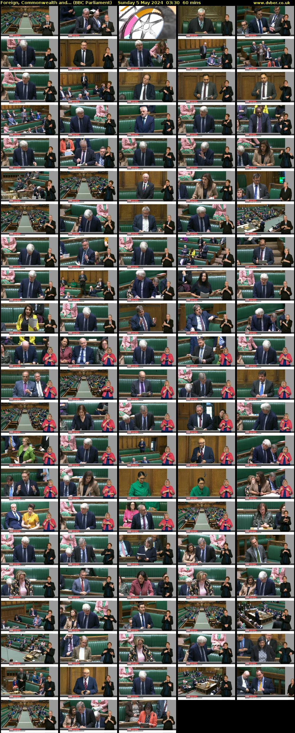 Foreign, Commonwealth and... (BBC Parliament) Sunday 5 May 2024 03:30 - 04:30