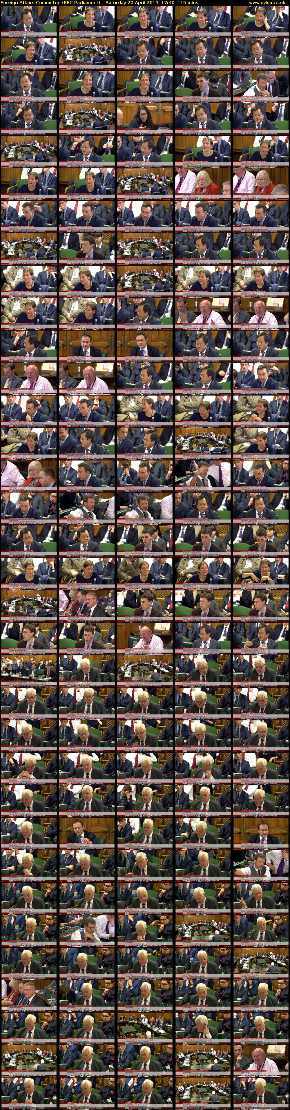 Foreign Affairs Committee (BBC Parliament) Saturday 20 April 2019 17:40 - 19:35