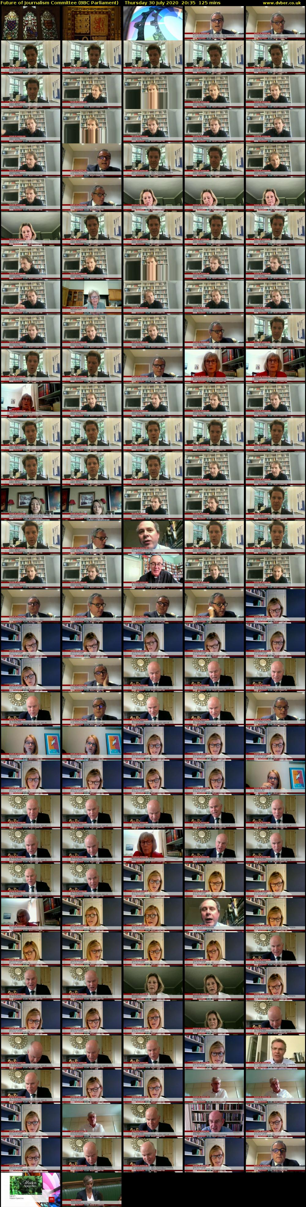Future of Journalism Committee (BBC Parliament) Thursday 30 July 2020 20:35 - 22:40
