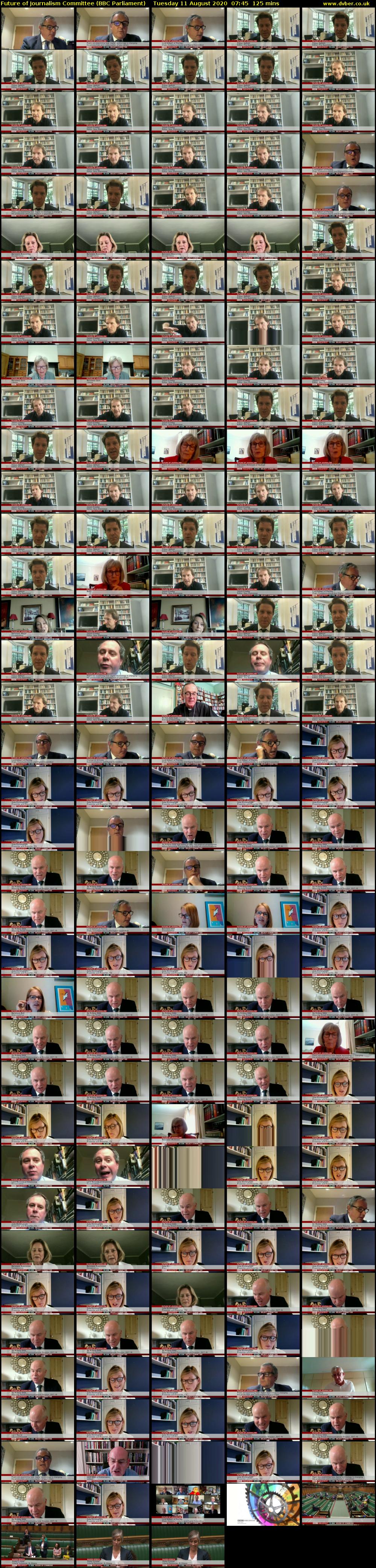 Future of Journalism Committee (BBC Parliament) Tuesday 11 August 2020 07:45 - 09:50