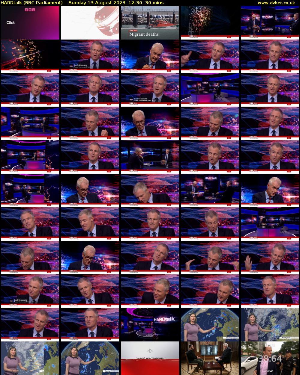 HARDtalk (BBC Parliament) Sunday 13 August 2023 12:30 - 13:00