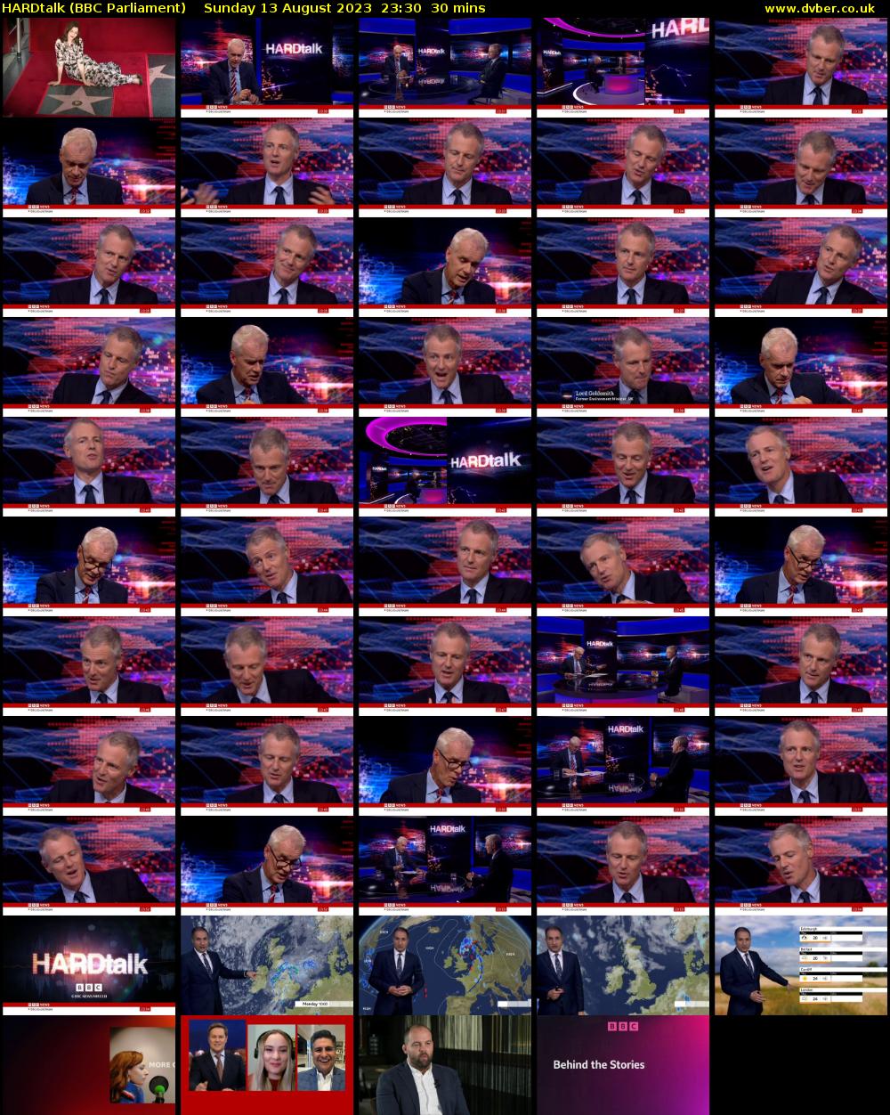 HARDtalk (BBC Parliament) Sunday 13 August 2023 23:30 - 00:00