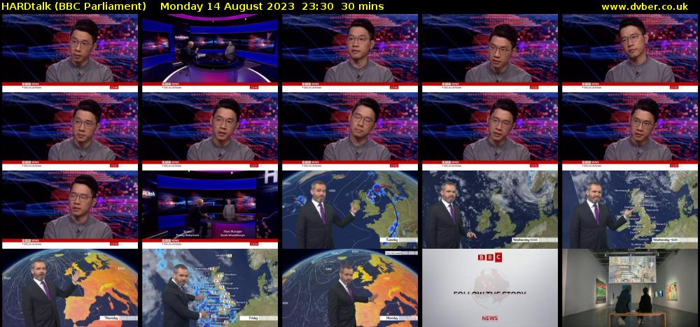 HARDtalk (BBC Parliament) Monday 14 August 2023 23:30 - 00:00