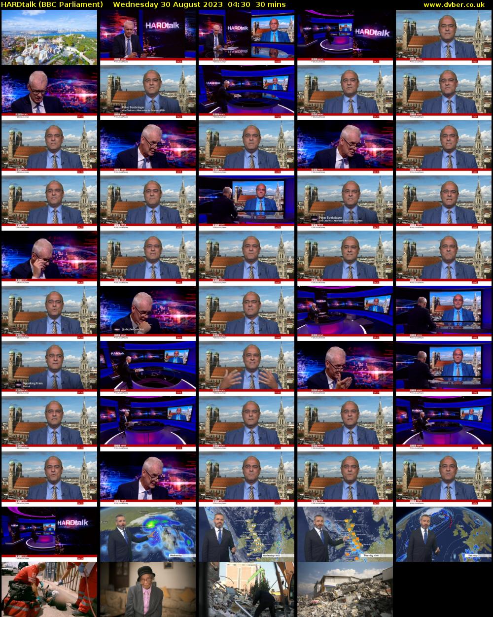 HARDtalk (BBC Parliament) Wednesday 30 August 2023 04:30 - 05:00