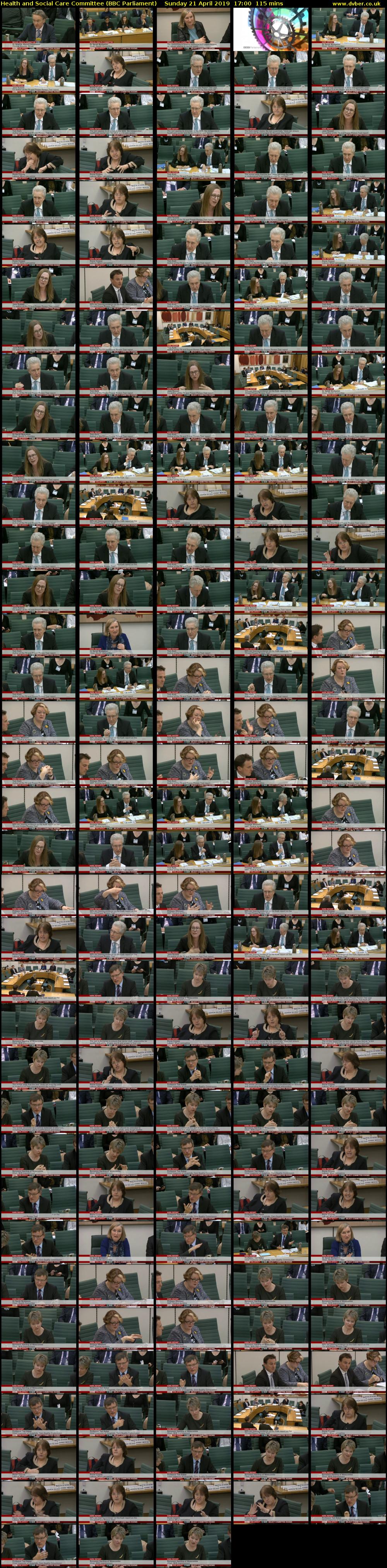 Health and Social Care Committee (BBC Parliament) Sunday 21 April 2019 17:00 - 18:55