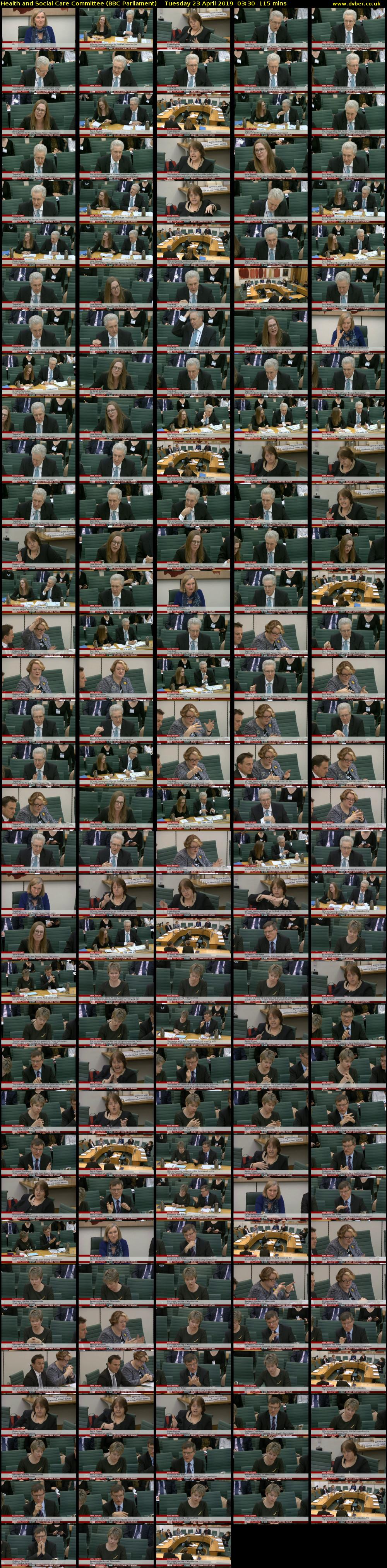 Health and Social Care Committee (BBC Parliament) Tuesday 23 April 2019 03:30 - 05:25